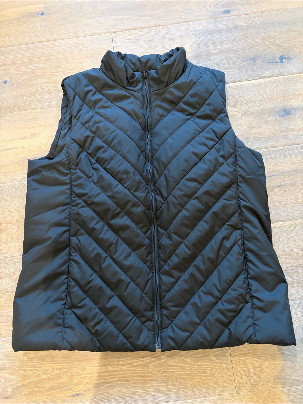 Lands' End Women’s Quilted Vest in Black